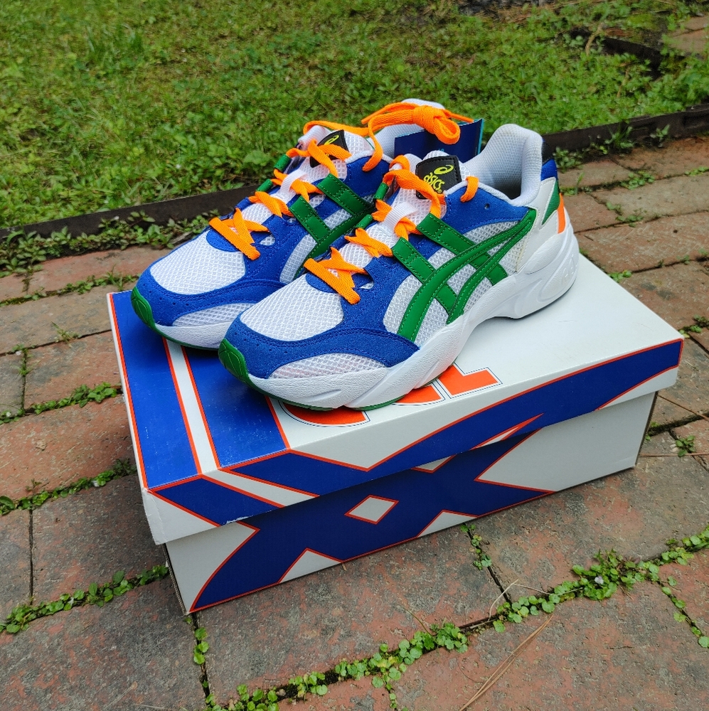 RARE Womens Asics Gel-BND White/Green